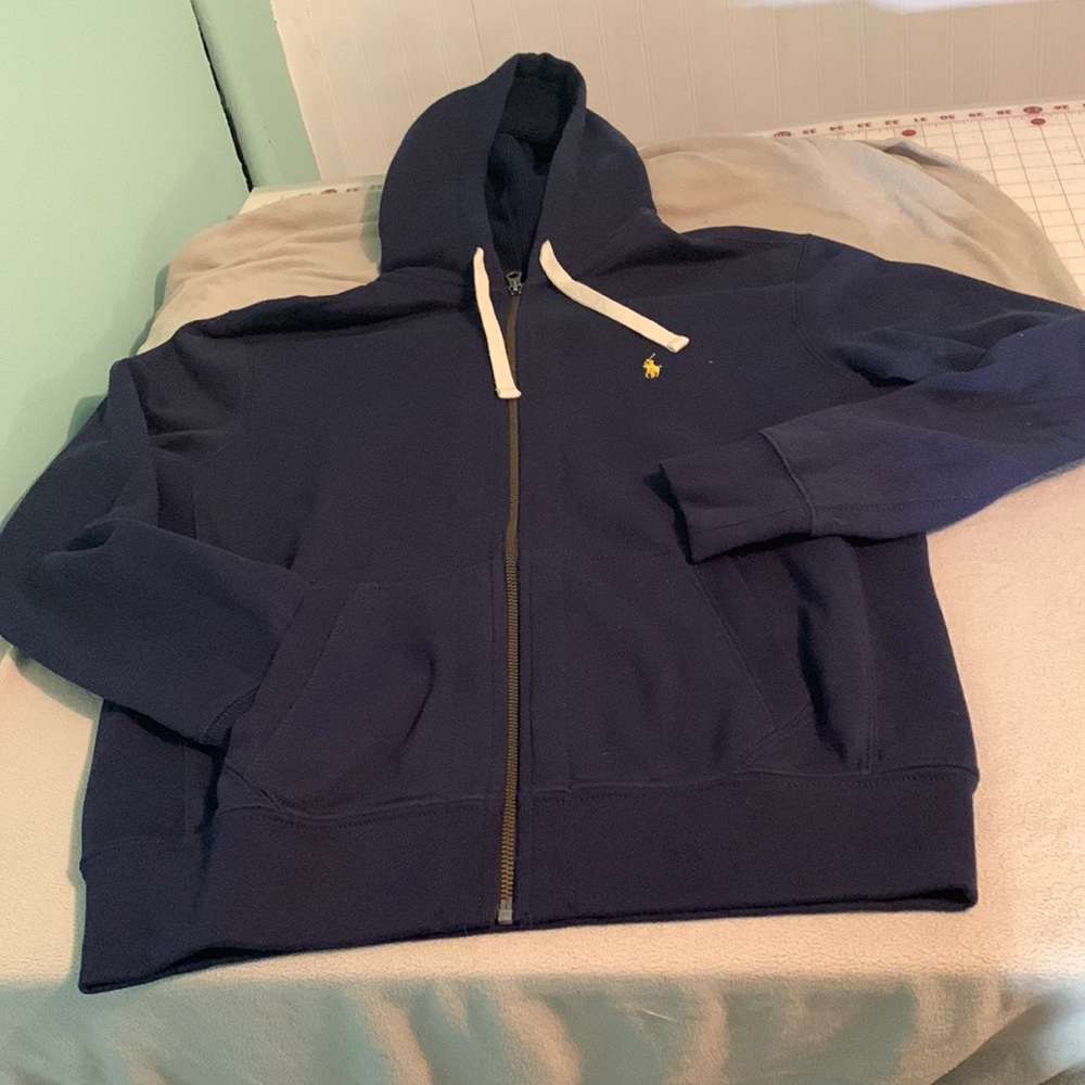 Polo Ralph Lauren Navy Full-Zip Hoodie
